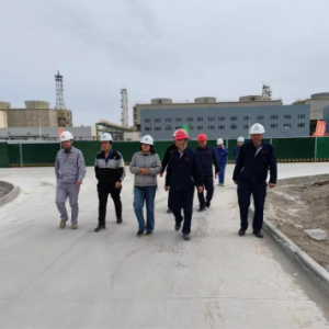 库尔勒市开发区规划建设局到新疆美克化工五期BDO项目检查安全生产工作